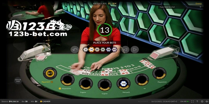 Các Cấp Độ Chơi Blackjack online Tại 123B