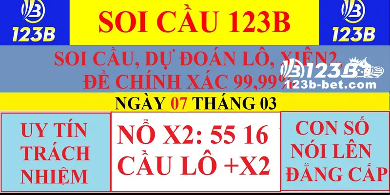 Những lưu ý khi áp dụng soi cầu tại 123B